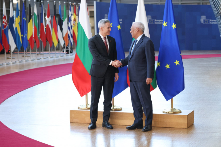 Prime Minister Andrey Gyurov in formal address